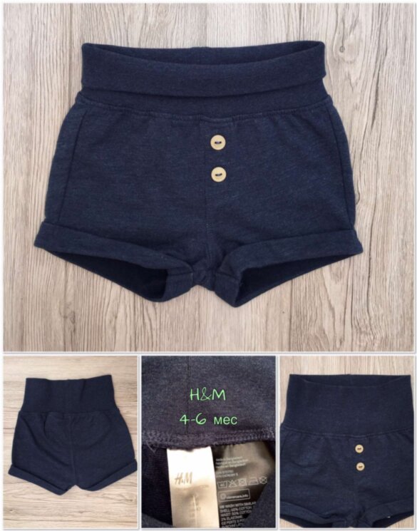 шорты H&M (4-6мес) 0016р