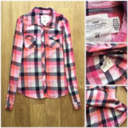 рубашка H&M (12-13лет) 0141д
