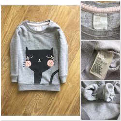 свитшот H&M (6-9мес) 0112р