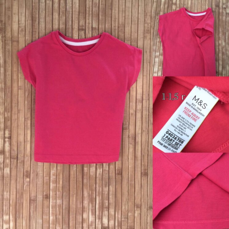 Футболка M&S (1-1,5года) 0152р