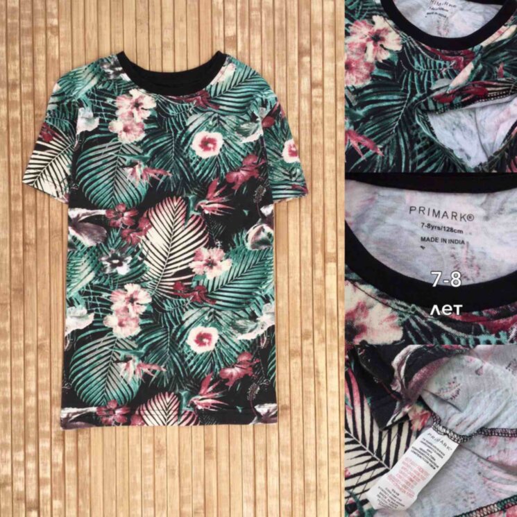 Футболка Primark (7-8лет) 0208д