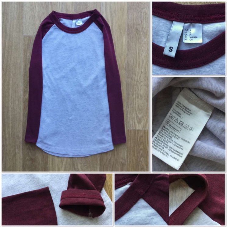 Реглан H&M (размер S ) 0019ж